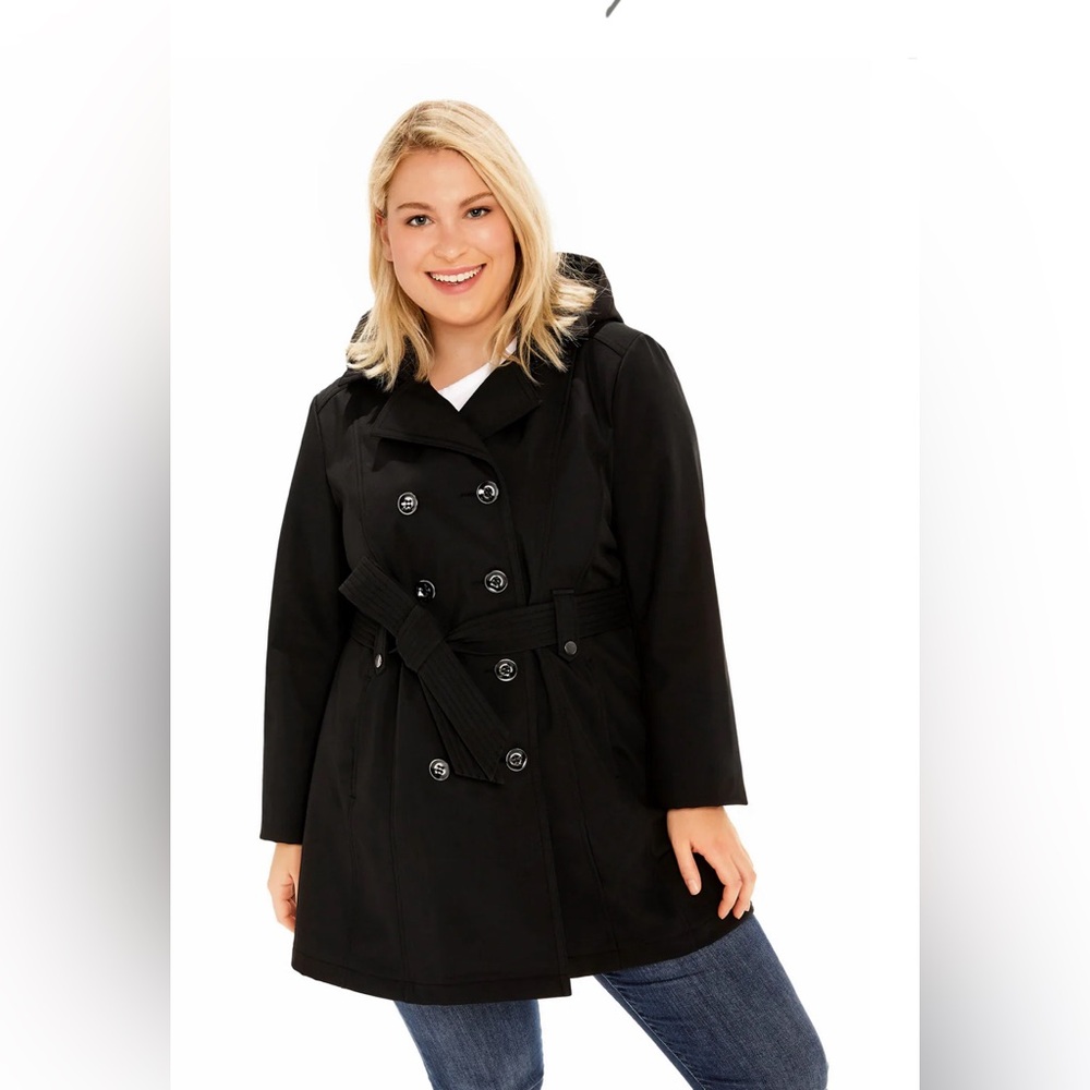Women’s Sebby Collection Plus Softshell Trench Co… - image 1